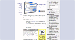 Desktop Screenshot of helpblocks.com